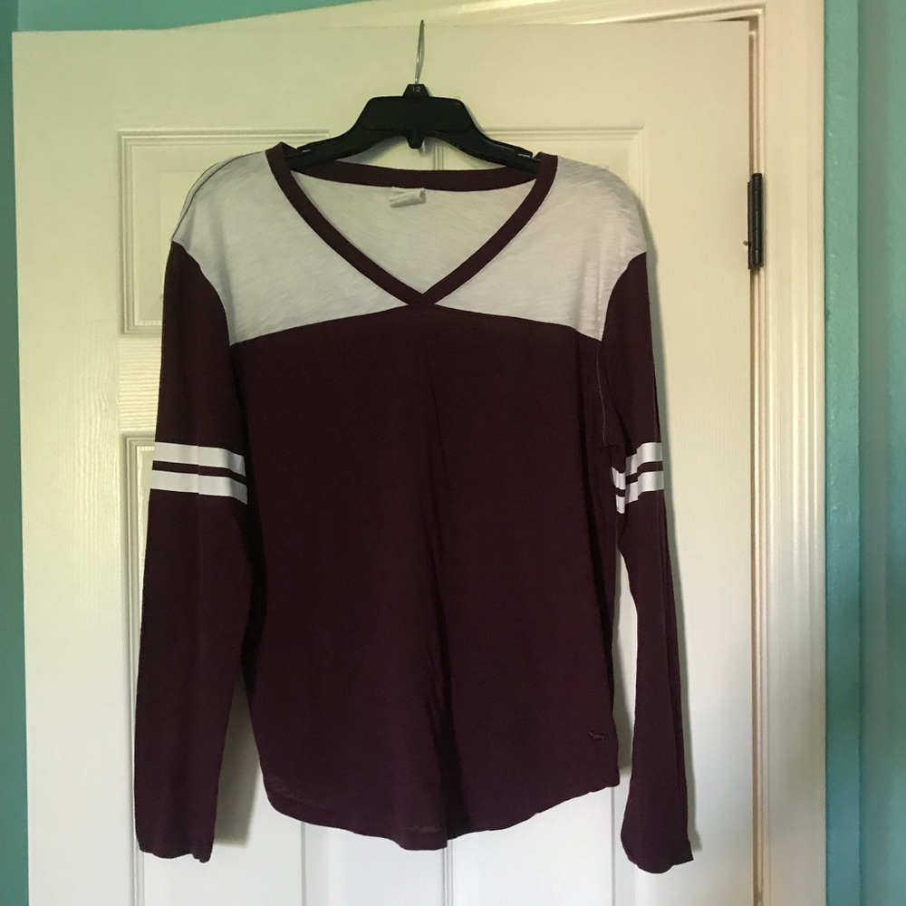 Pink by Victoria’s Secret maroon long sleeve